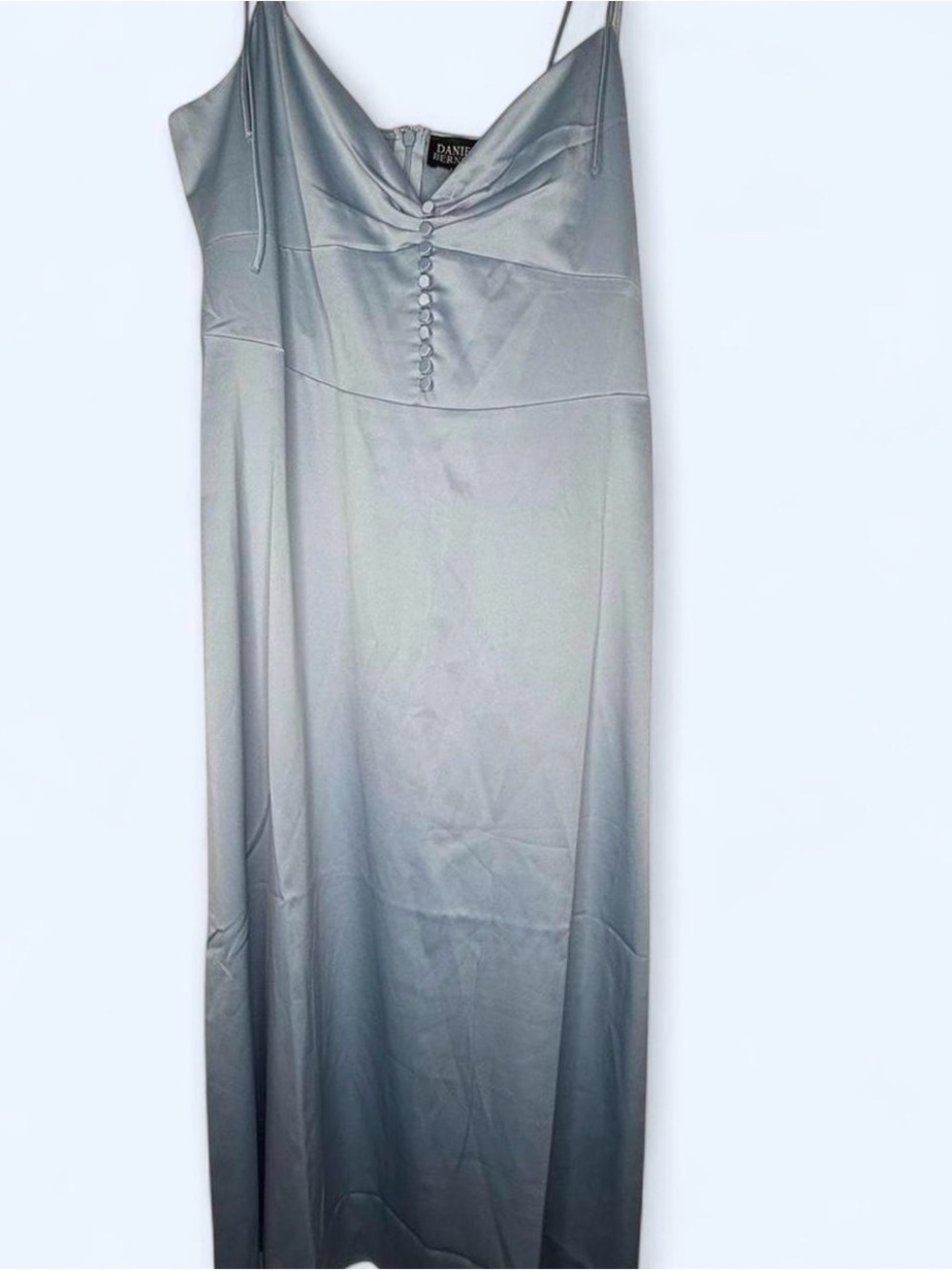 NWT. Danielle Bernstein Slip Dress in Sky Blue. Size 10. New with tags, unworn! - Picture 6 of 11